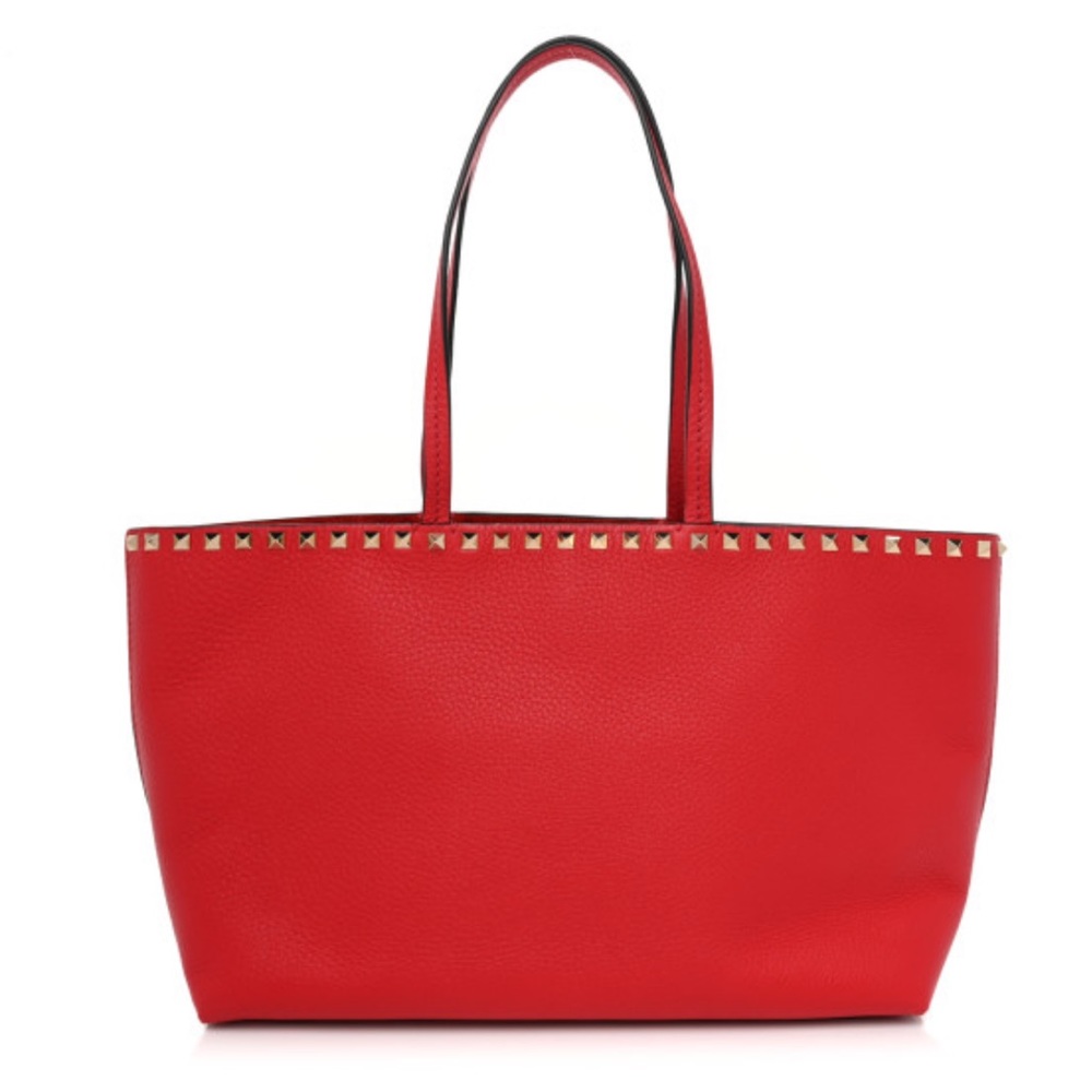 VALENTINO GARAVANI Leather Stud Tote